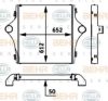 BEHR HELLA SERVICE 8ML 376 724-201 Intercooler, charger